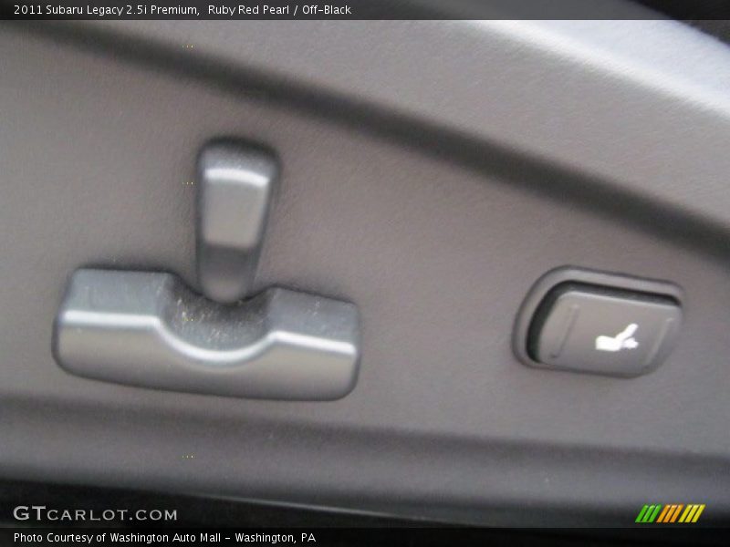 Ruby Red Pearl / Off-Black 2011 Subaru Legacy 2.5i Premium