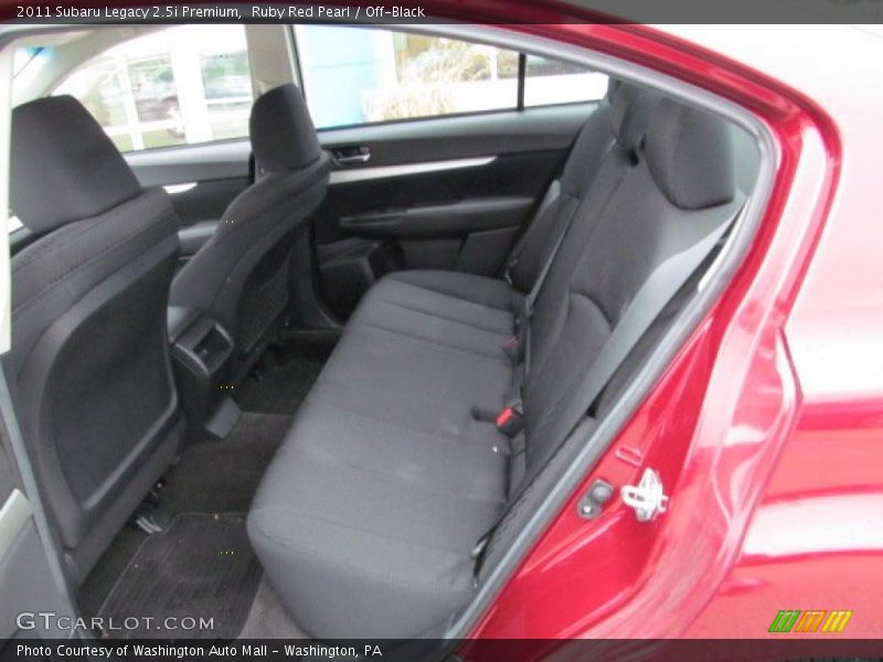 Ruby Red Pearl / Off-Black 2011 Subaru Legacy 2.5i Premium