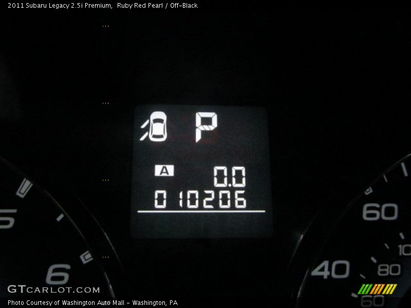 Ruby Red Pearl / Off-Black 2011 Subaru Legacy 2.5i Premium