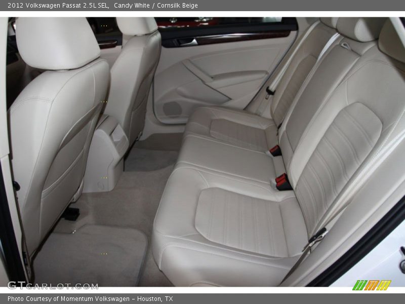 Candy White / Cornsilk Beige 2012 Volkswagen Passat 2.5L SEL