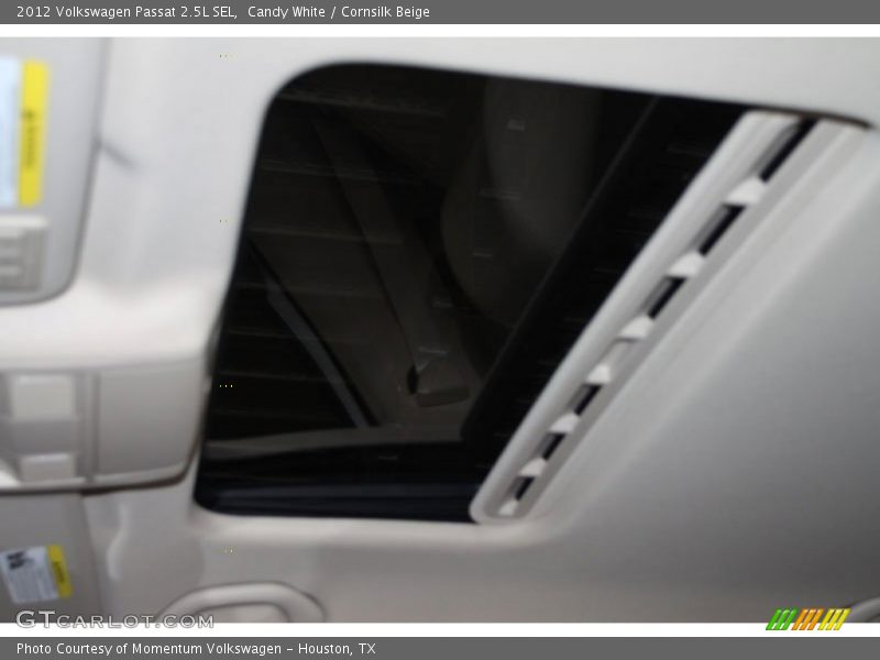 Candy White / Cornsilk Beige 2012 Volkswagen Passat 2.5L SEL