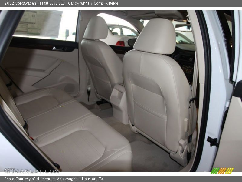 Candy White / Cornsilk Beige 2012 Volkswagen Passat 2.5L SEL