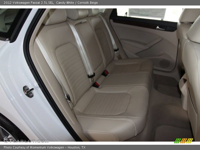 Candy White / Cornsilk Beige 2012 Volkswagen Passat 2.5L SEL