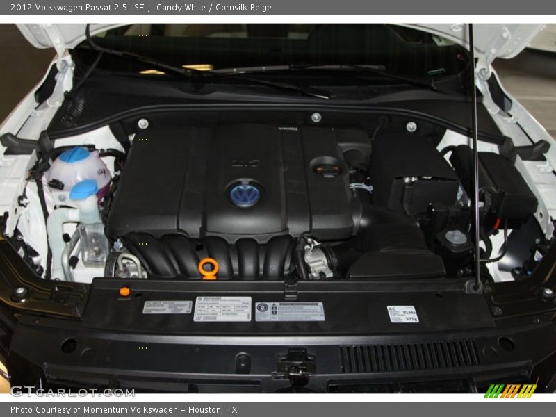 Candy White / Cornsilk Beige 2012 Volkswagen Passat 2.5L SEL