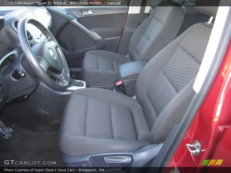 Wild Cherry Metallic / Charcoal 2009 Volkswagen Tiguan SE 4Motion