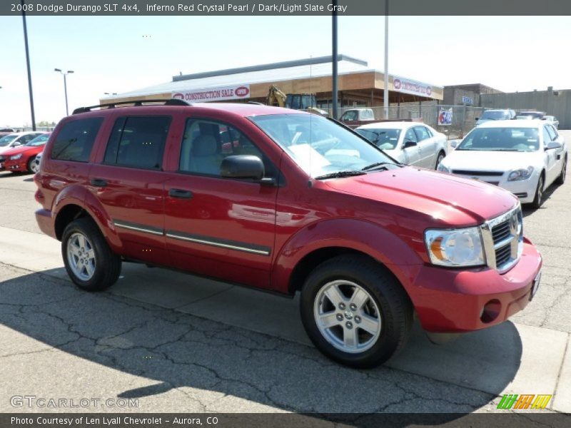 Inferno Red Crystal Pearl / Dark/Light Slate Gray 2008 Dodge Durango SLT 4x4