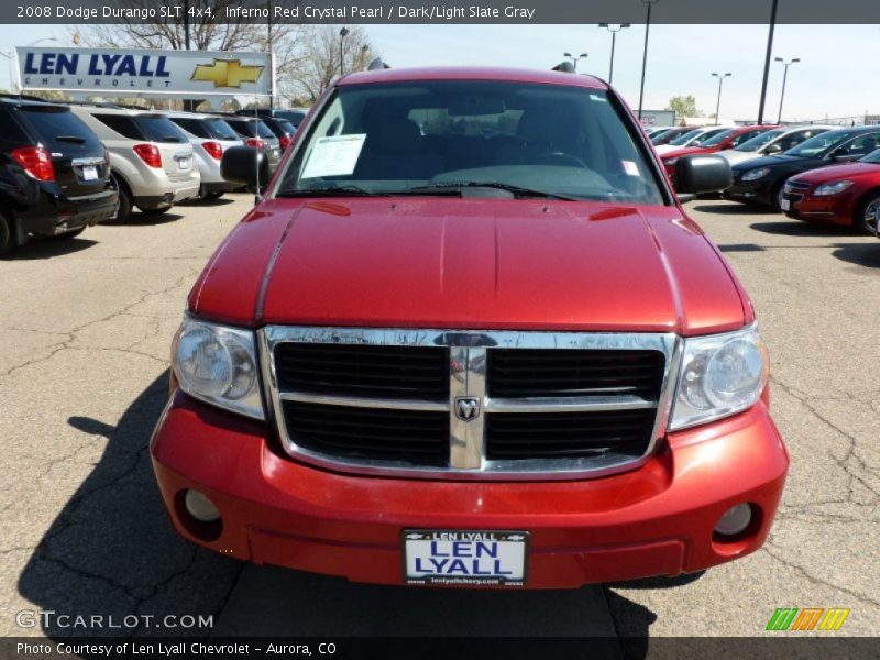 Inferno Red Crystal Pearl / Dark/Light Slate Gray 2008 Dodge Durango SLT 4x4