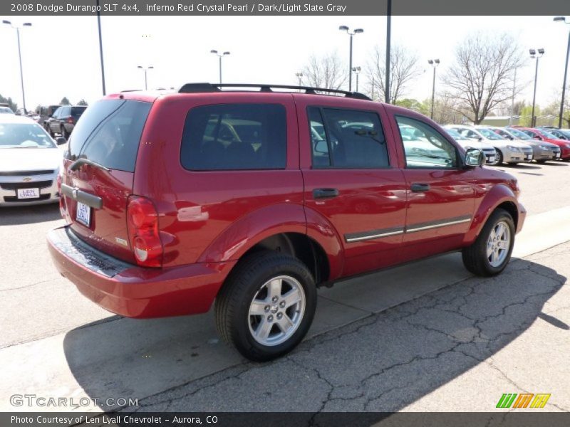 Inferno Red Crystal Pearl / Dark/Light Slate Gray 2008 Dodge Durango SLT 4x4
