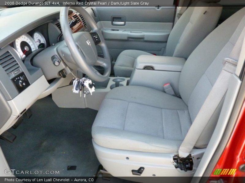 Inferno Red Crystal Pearl / Dark/Light Slate Gray 2008 Dodge Durango SLT 4x4