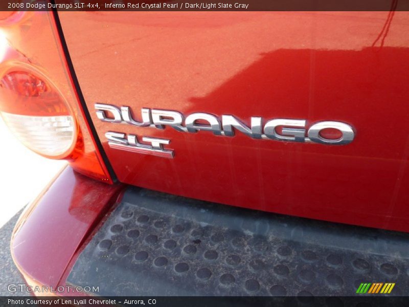 Inferno Red Crystal Pearl / Dark/Light Slate Gray 2008 Dodge Durango SLT 4x4