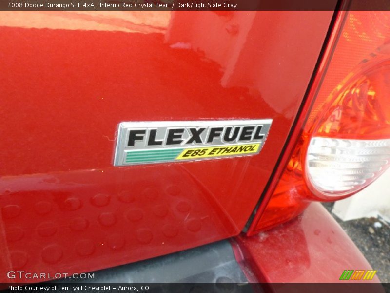 Inferno Red Crystal Pearl / Dark/Light Slate Gray 2008 Dodge Durango SLT 4x4