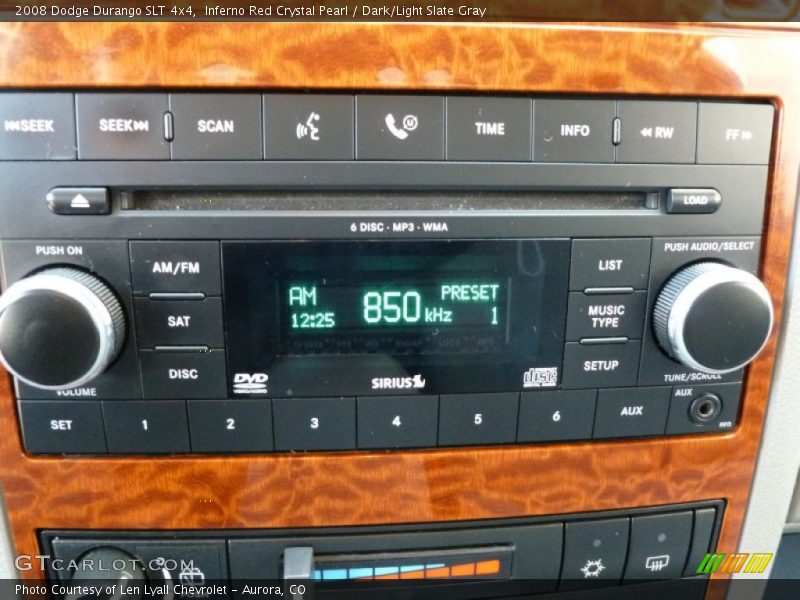 Inferno Red Crystal Pearl / Dark/Light Slate Gray 2008 Dodge Durango SLT 4x4