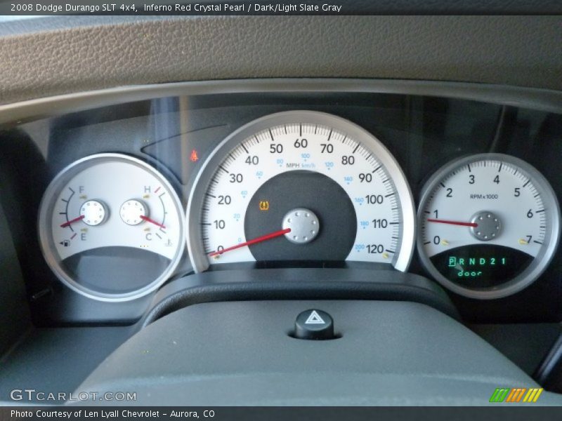Inferno Red Crystal Pearl / Dark/Light Slate Gray 2008 Dodge Durango SLT 4x4