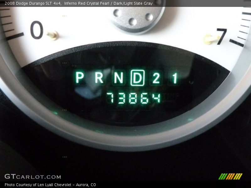 Inferno Red Crystal Pearl / Dark/Light Slate Gray 2008 Dodge Durango SLT 4x4