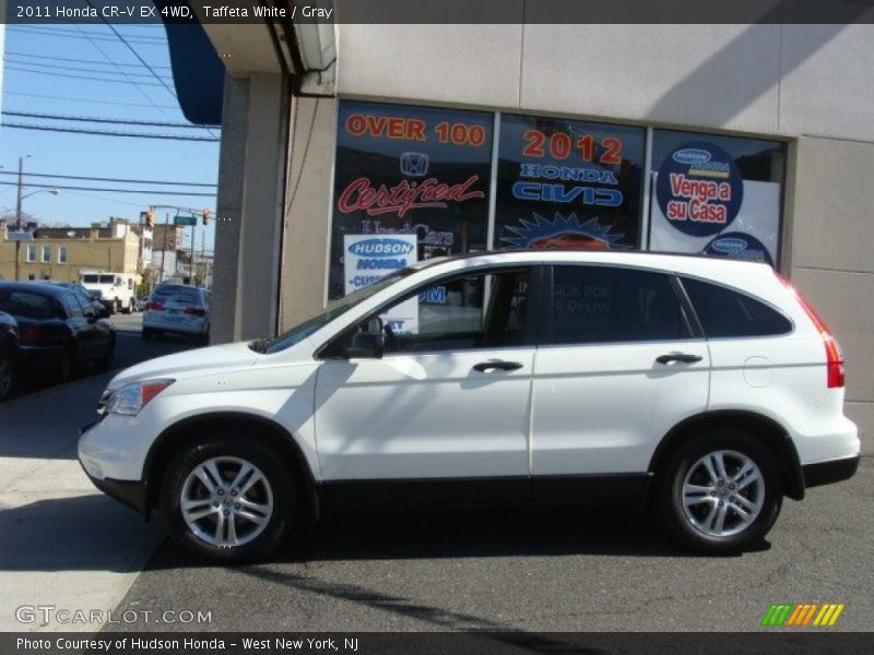 Taffeta White / Gray 2011 Honda CR-V EX 4WD