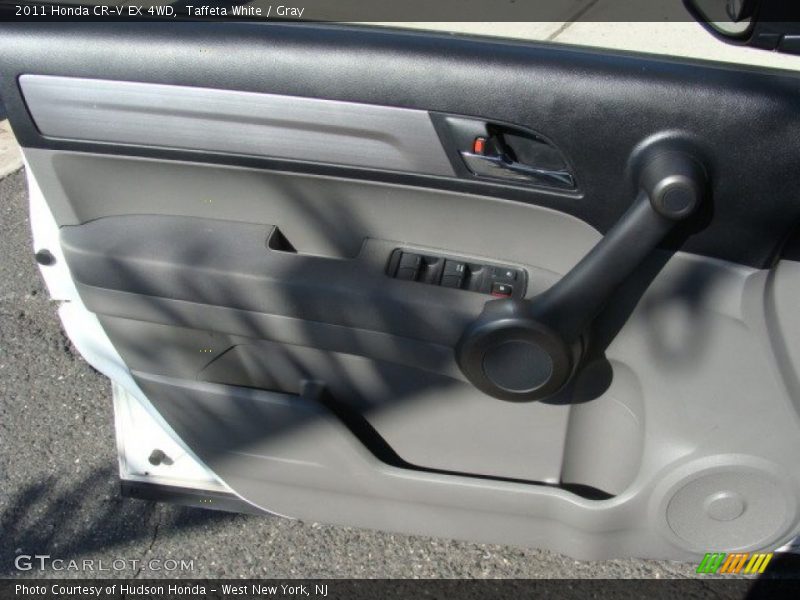 Taffeta White / Gray 2011 Honda CR-V EX 4WD