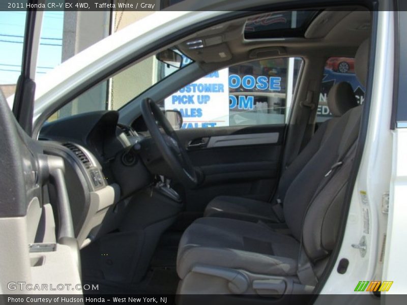 Taffeta White / Gray 2011 Honda CR-V EX 4WD