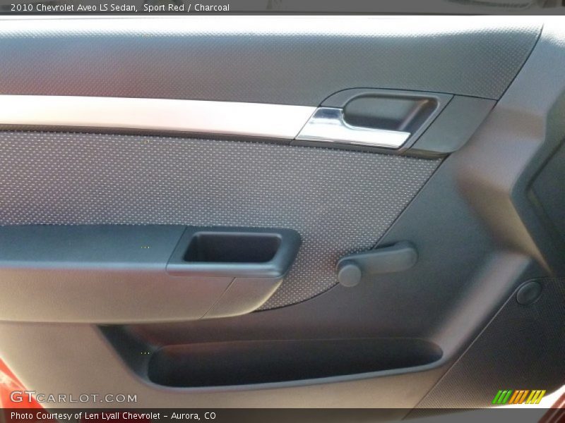 Sport Red / Charcoal 2010 Chevrolet Aveo LS Sedan