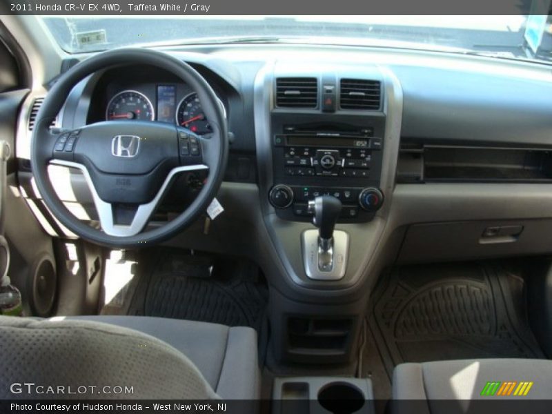 Taffeta White / Gray 2011 Honda CR-V EX 4WD