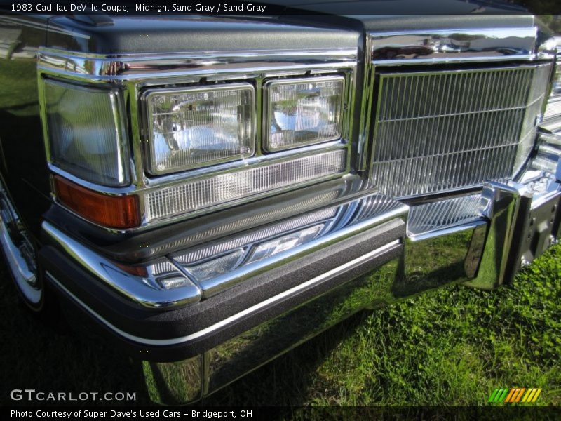 Midnight Sand Gray / Sand Gray 1983 Cadillac DeVille Coupe