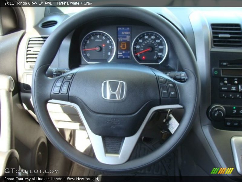 Taffeta White / Gray 2011 Honda CR-V EX 4WD