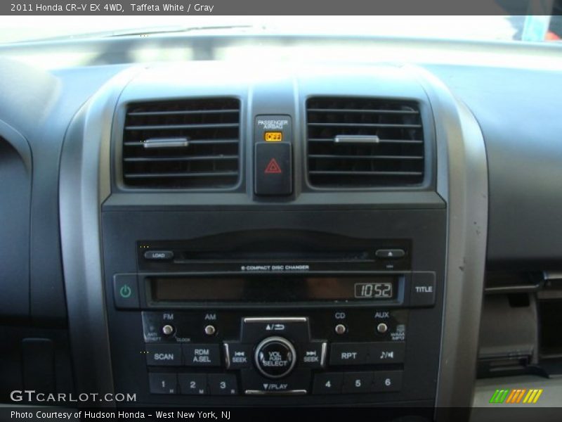 Taffeta White / Gray 2011 Honda CR-V EX 4WD