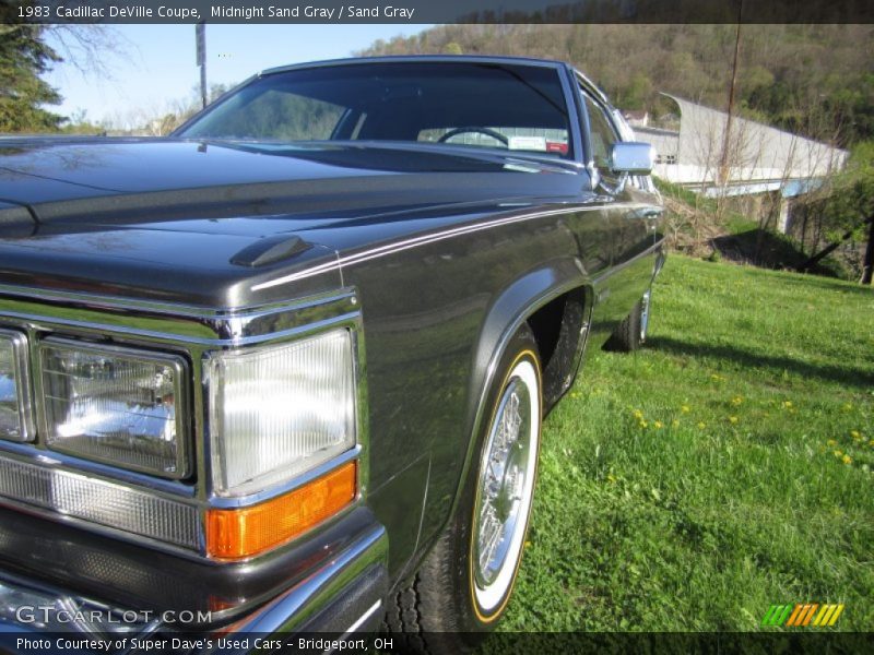 Midnight Sand Gray / Sand Gray 1983 Cadillac DeVille Coupe
