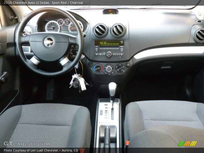 Sport Red / Charcoal 2010 Chevrolet Aveo LS Sedan