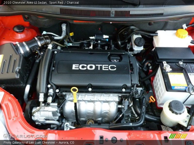 Sport Red / Charcoal 2010 Chevrolet Aveo LS Sedan