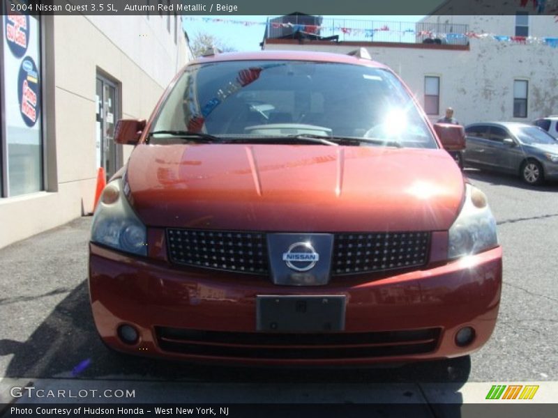 Autumn Red Metallic / Beige 2004 Nissan Quest 3.5 SL