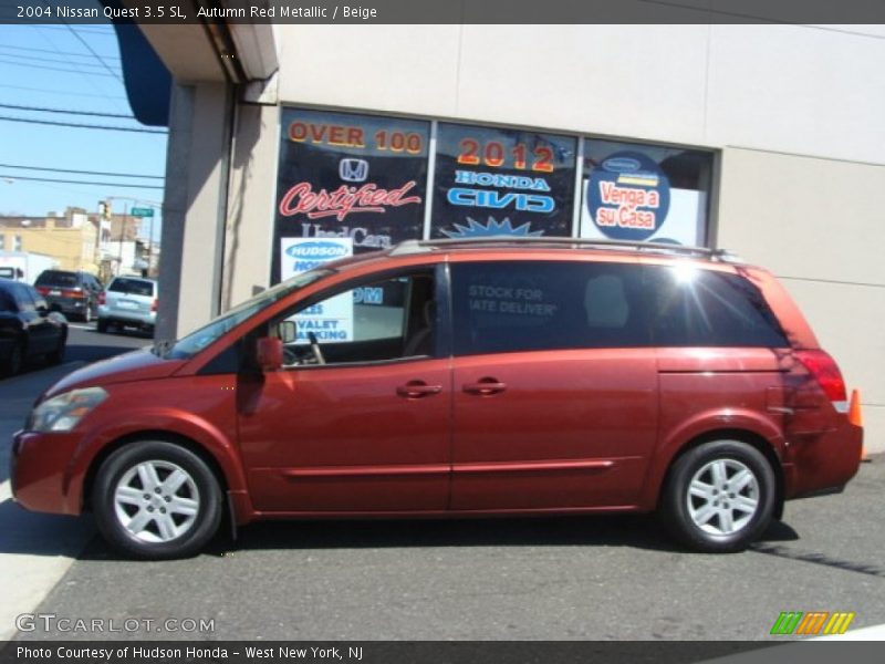 Autumn Red Metallic / Beige 2004 Nissan Quest 3.5 SL