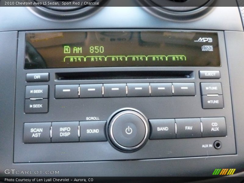 Sport Red / Charcoal 2010 Chevrolet Aveo LS Sedan