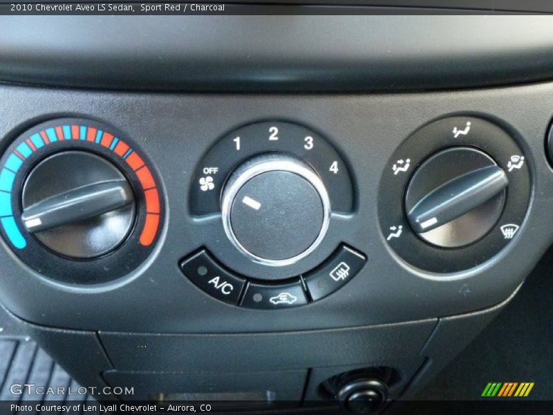 Sport Red / Charcoal 2010 Chevrolet Aveo LS Sedan
