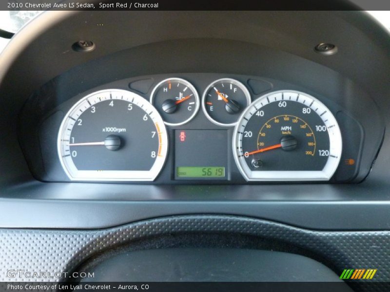 Sport Red / Charcoal 2010 Chevrolet Aveo LS Sedan