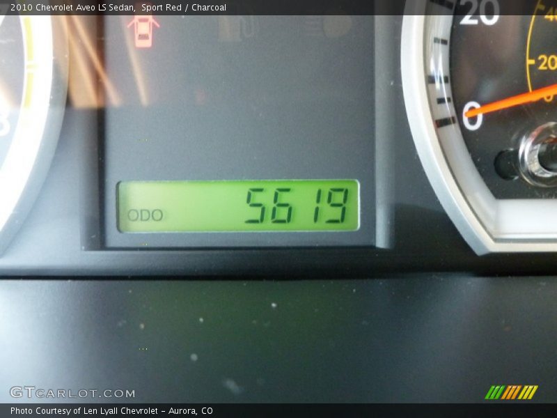 Sport Red / Charcoal 2010 Chevrolet Aveo LS Sedan