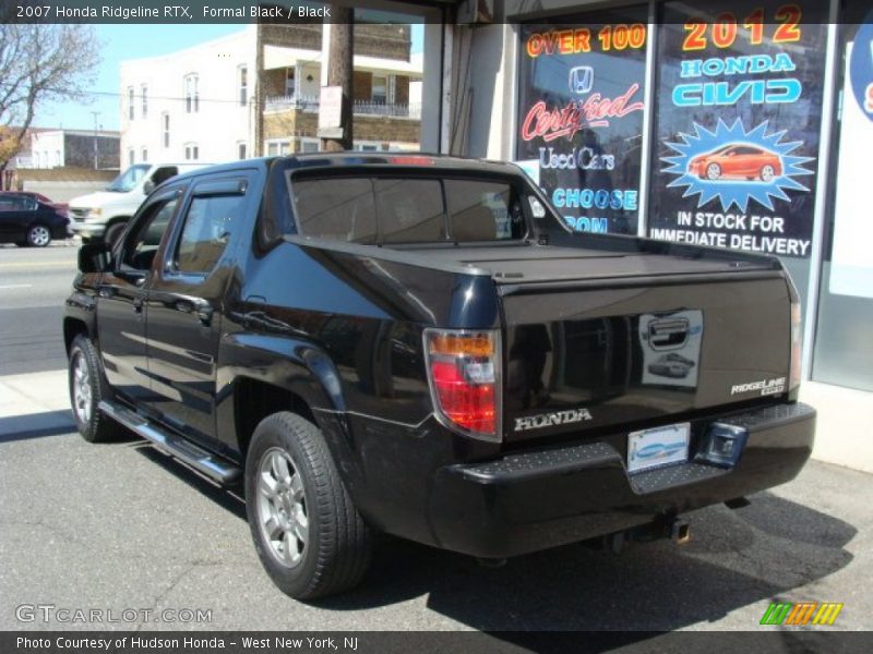 Formal Black / Black 2007 Honda Ridgeline RTX