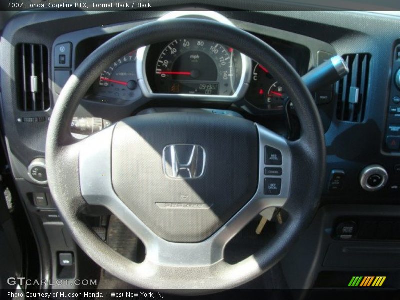 Formal Black / Black 2007 Honda Ridgeline RTX