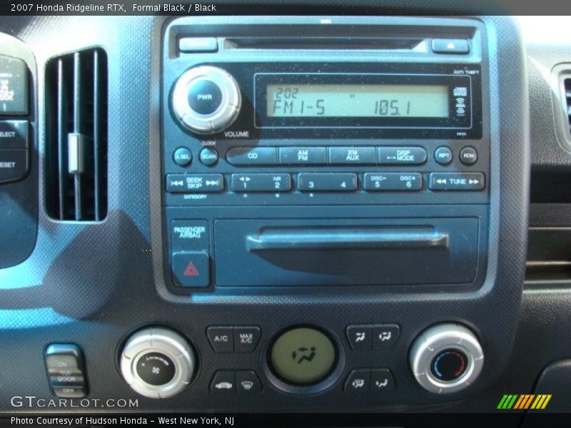 Formal Black / Black 2007 Honda Ridgeline RTX