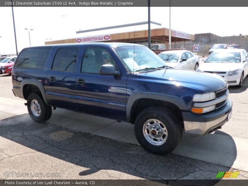Indigo Blue Metallic / Graphite 2001 Chevrolet Suburban 2500 LS 4x4