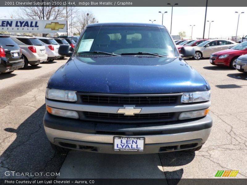 Indigo Blue Metallic / Graphite 2001 Chevrolet Suburban 2500 LS 4x4