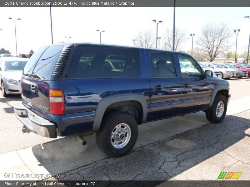 Indigo Blue Metallic / Graphite 2001 Chevrolet Suburban 2500 LS 4x4