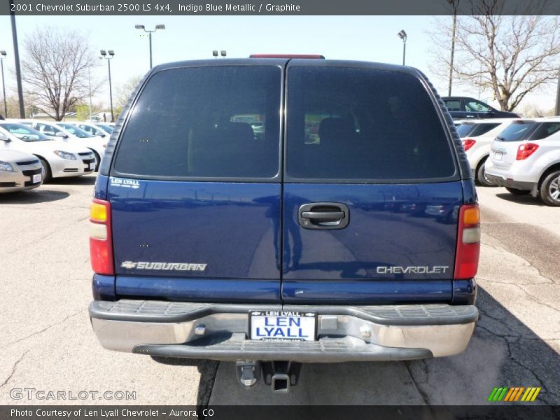 Indigo Blue Metallic / Graphite 2001 Chevrolet Suburban 2500 LS 4x4