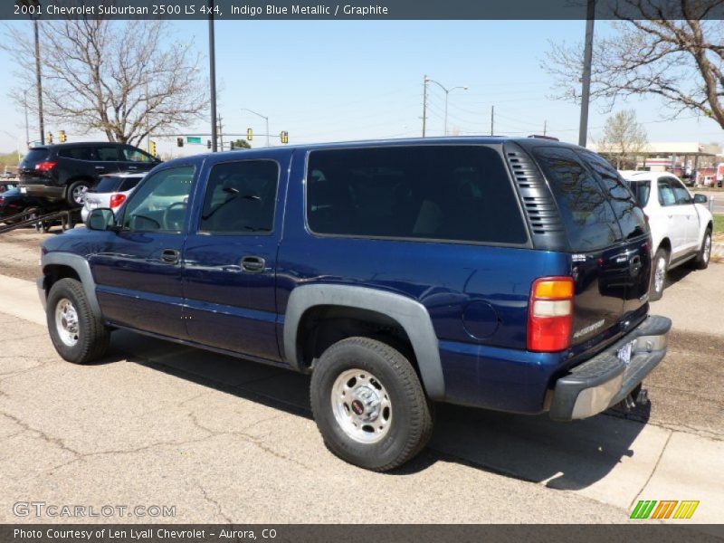 Indigo Blue Metallic / Graphite 2001 Chevrolet Suburban 2500 LS 4x4