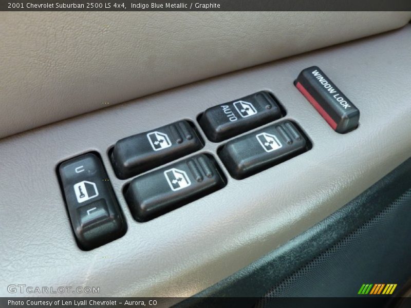 Indigo Blue Metallic / Graphite 2001 Chevrolet Suburban 2500 LS 4x4
