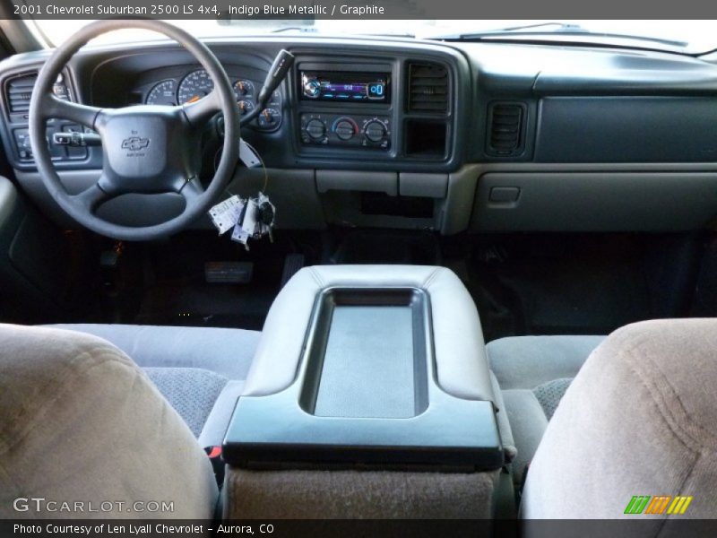 Indigo Blue Metallic / Graphite 2001 Chevrolet Suburban 2500 LS 4x4