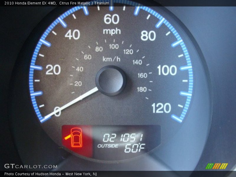 Citrus Fire Metallic / Titanium 2010 Honda Element EX 4WD