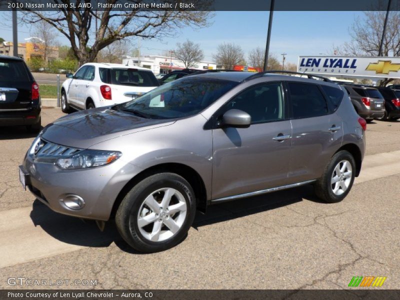 Platinum Graphite Metallic / Black 2010 Nissan Murano SL AWD