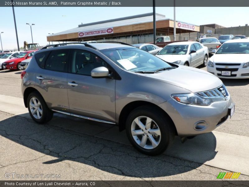 Platinum Graphite Metallic / Black 2010 Nissan Murano SL AWD
