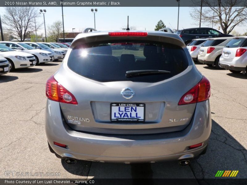 Platinum Graphite Metallic / Black 2010 Nissan Murano SL AWD