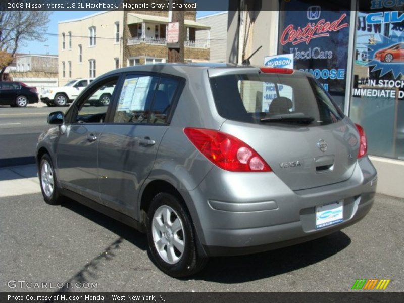 Magnetic Gray / Charcoal 2008 Nissan Versa 1.8 SL Hatchback